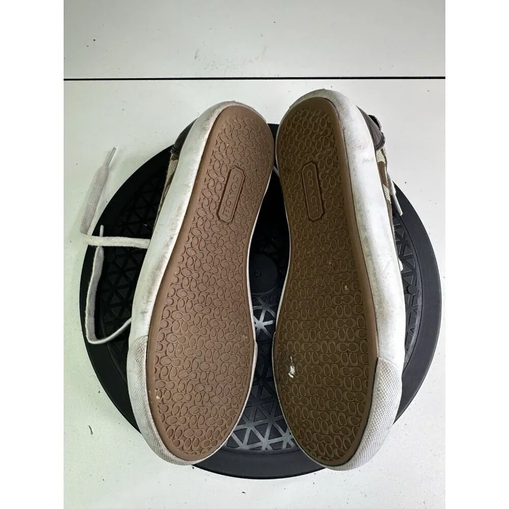 Coach Barrett 2 Brown Sneakers Sz 7B 37
